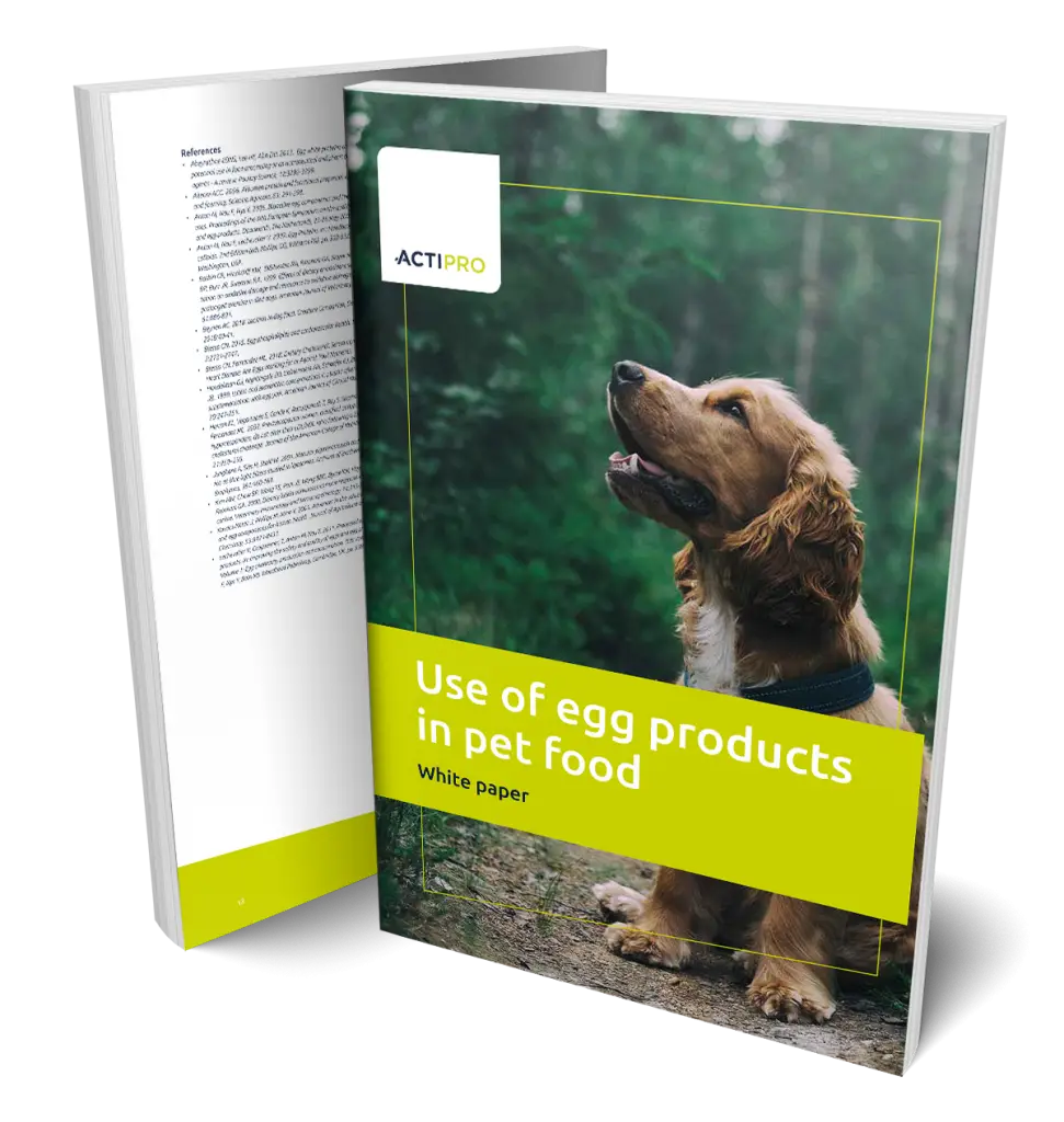 Whitepaper about use of egg products in pet food